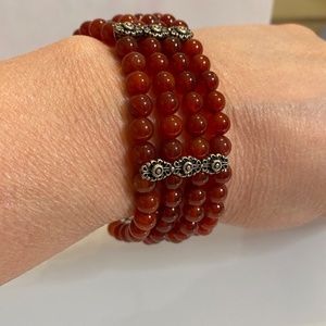 Bracelet, Carnelian and Silver